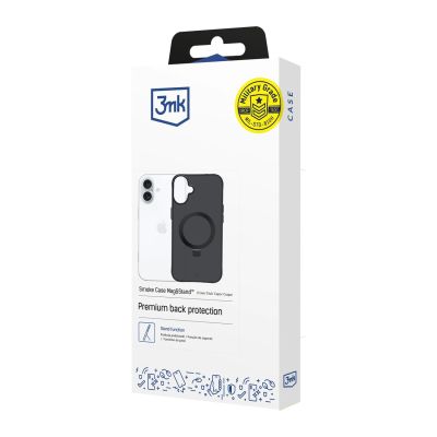 8. 3mk Smoke Case Mag&Stand für iPhone 17 - Schwarz