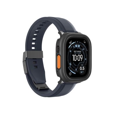 4. AmazingThing Minimalistische Schutzhülle für Apple Watch Ultra 3 49 mm – Schwarz