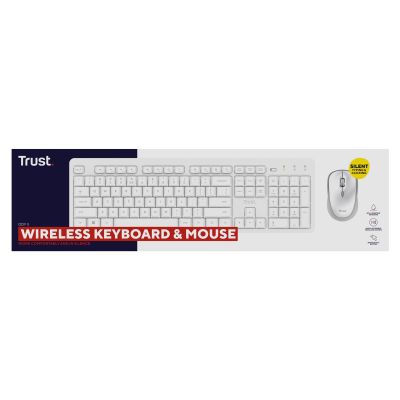 8. Tastatur + Maus Trust ODY II Wireless White US