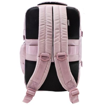 3. Rosa Flugzeug-Rucksack mit Laptopfach SEMI LINE