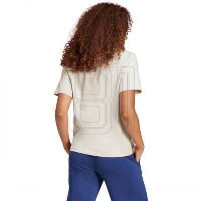 3. adidas Essentials Baumwoll-T-Shirt mit kleinem Logo W JI6079
