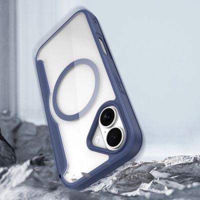10. Dux Ducis Skin X Pro iPhone 17 Air Hülle mit MagSafe und Wallet - Blau