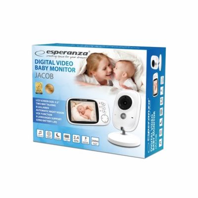4. ESPERANZA Elektronisches Babyphone mit 3,2"-LCD-Display JACOB EHM002
