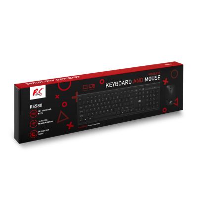 2. NANORS DRAHTLOSE TASTATUR + MAUS-KOMBI RS580