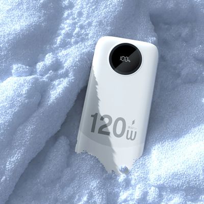 2. Dudao K13 10000mAh Powerbank mit integriertem Kabel - Weiß