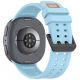 2. Tech-Protect Silikon-Air-Armband für Samsung Galaxy Watch 40/44/46 mm – Blau