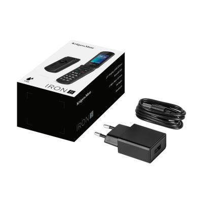 7. KRUGER&MATZ PHONE IRON 5 FLIP 4G KM0466 SCHWARZ