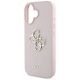 6. Guess Grained Big 4G Logo Small Classic Logo Hülle für iPhone 16 - Pink