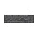 5. NATEC HERRING GLOW US-TASTATUR MIT WEISSER HINTERGRUNDBELEUCHTUNG