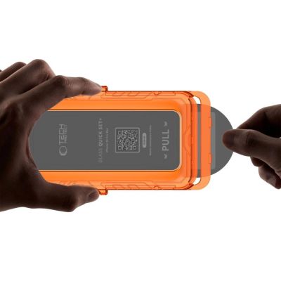 4. Gehärtetes Sichtschutzglas Tech-Protect Quick Set Spy+ 2-Pack für Samsung Galaxy A18 4G / 5G