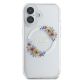3. Guess IML Flowers Wreath MagSafe Hülle für iPhone 16 Plus – transparent