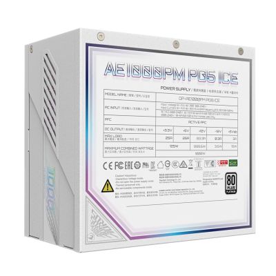 26. Gigabyte AORUS ELITE P1000W 80+ Platinum Modulares PCIe 5.0 ICE Netzteil (GP-AE1000PM PG5 ICE)