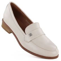 Damen-Lords-Schuhe in Beige, Potocki, Größe S12786