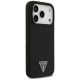 4. Guess Silikon Triangle Logo MagSafe Case für iPhone 17 Pro Max - Schwarz