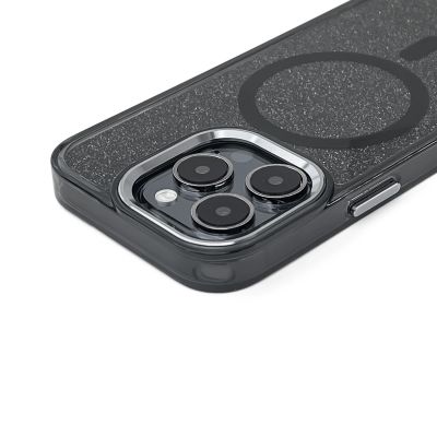 2. Glitter Case MagSafe für iPhone 16 Pro Max – Schwarz mit Glitzer