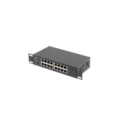 10. LANBERG SWITCH RSGE-16 RACK 10"/19" (16-PORT, 1GB)