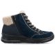2. Wasserdichte bequeme Leder-Trapperboots in Marineblau Rieker L7701-14