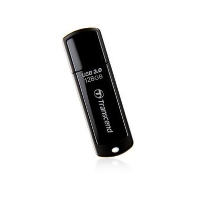 3. Transcend JetFlash 700 USB 3.1 USB-Stick, 128 GB, schwarz