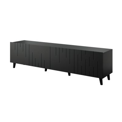 TV-Schrank BARI 200x42x52 schwarz matt