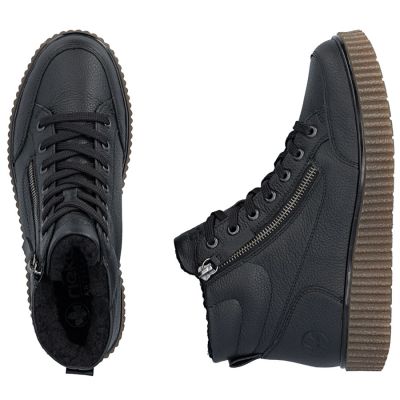 5. Damen-Keilstiefeletten, komfortabel, schwarz, Rieker Y4312-00