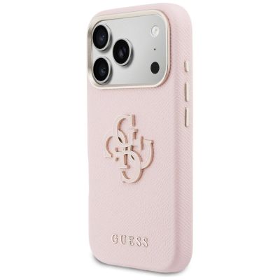 2. Guess FW Resin Logo Hülle für iPhone 17 Pro - Pink