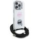 3. Karl Lagerfeld IML Crossbody Karl&Choupette Head Case für iPhone 16 Pro - Weiß