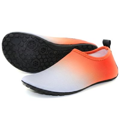 13. Neopren-Wasserschuhe für Herren, Grau/Orange, XQMAX, Größe 43