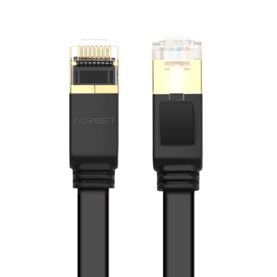3. Ugreen Ethernet-Patchkabel U/FTP Cat. 7 10 Gbit/s flach 0,5 m schwarz (NW106)