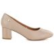 Sergio Leone PB404 Damen-Pumps mit Blockabsatz in Kaffeebraun