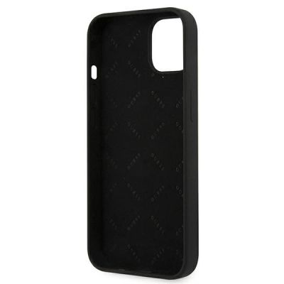 7. Guess Silicone 4G Logo Case für iPhone 13 - Schwarz