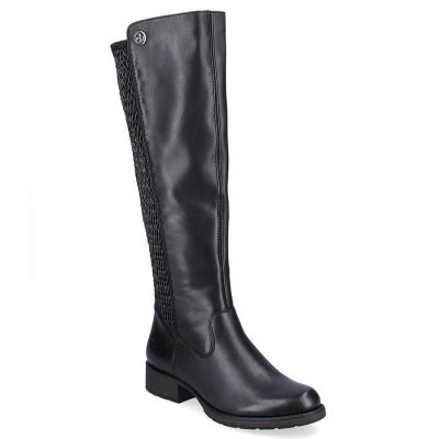 24. Rieker W Z9591-00 schwarze Lederstiefel 