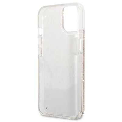 7. Guess GUHCP13SLFLSD iPhone 13 mini 5,4" Gold/Gold Hardcase Paisley Liquid Glitter