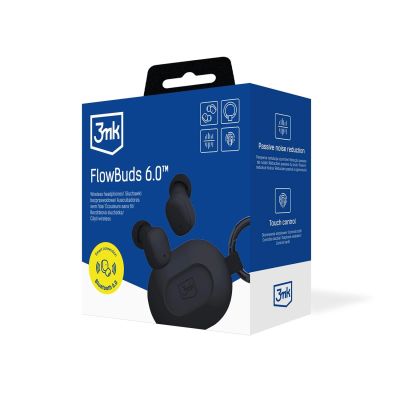 10. TWS 3mk FlowBuds 6.0 Kabellose Kopfhörer – Schwarz