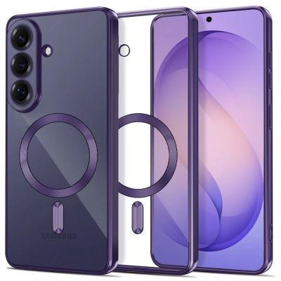 Tech-Protect MagFlex MagSafe Hülle für Samsung Galaxy S26 – Transparentes Lila