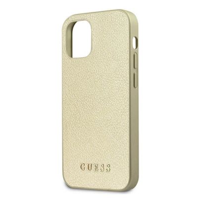 7. Guess GUHCP12SIGLGO iPhone 12 mini 5.4" Gold/Gold Hardcase Iridescent