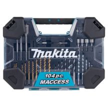 Set aus Bohrern und Bits für den Makita 104 Schraubendreher