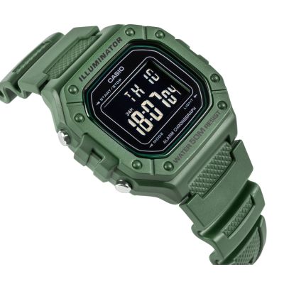3. CASIO W-218H-3BVEF Unisex-Uhr + Box