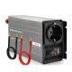 Qoltec MS Wave Spannungswandler | 12 V auf 230 V | 500/1000 W | USB | Kompatibel mit LiFePO4-, GEL- und AGM-Akkus