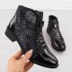 3. Schwarze Damen-Arbeitsstiefel mit Socken Sabatina