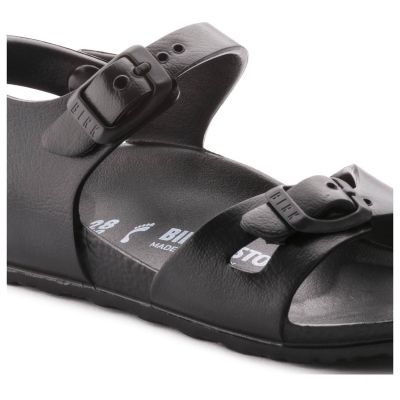 3. Birkenstock RIO KIDS EVA Black schmale Kindersandalen (0126113)