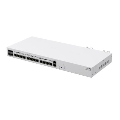 4. Mikrotik CCR2116-12G-4S+ Router: Insgesamt 17 Ethernet-Ports; Architektur: ARM 64-Bit; CPU-Kerne: 16