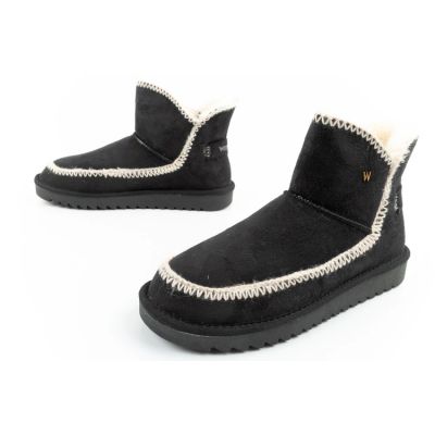 8. Wrangler Elsa Winterstiefel Stiefeletten isoliert bequem modisch Schwarz
