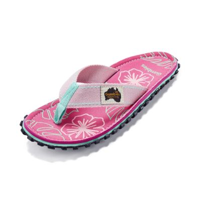 5. Gumbies Damen-Flip-Flops ISLANDER FLIP-FLOP BLUSH HIBISCUS