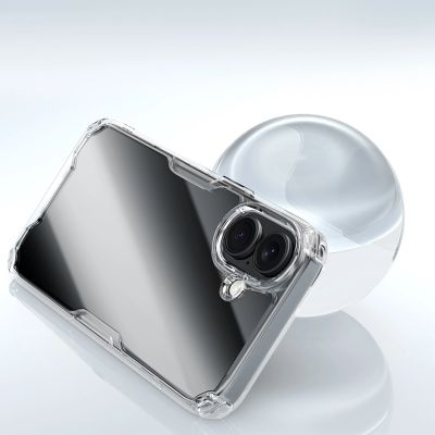 8. Nillkin Nature Pro Case für iPhone 16 – transparent und weiß