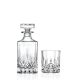 Whiskygläser und Garafe-Set, 6-teilig.