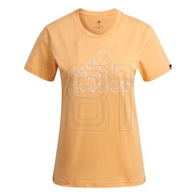 Adidas Outlined Floral Graphic T-Shirt W GL1030