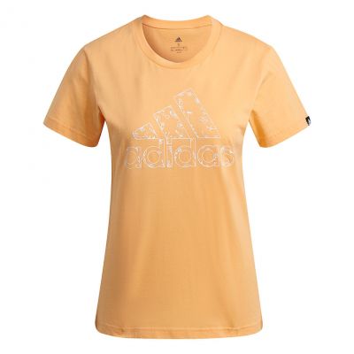 adidas T-Shirt mit Blumen-Grafik und Umrissen W GL1030