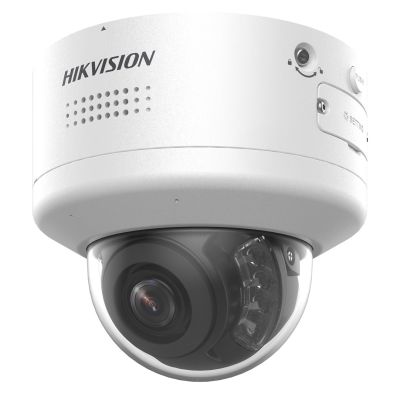Hikvision Pro Series mit AcuSense DS-2CD2746G2H-IPTRZS2U/SL (2,8–12 mm) Dome-IP-Sicherheitskamera für den Außenbereich, 2688 x 1520 px, Decken-/Wandmontage