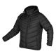 Mix&Match-Jacke, gesteppt, Daunen, leicht, schwarz, Größe XXXL
