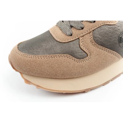 6. Lee Cooper Damen Sneaker, modisch, bequem, langlebig, beige, grau